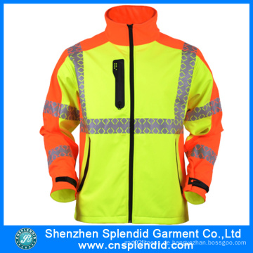 Winter Herren High Visibility Workwear Sicherheit Reflektierende Jacken für Motorrad